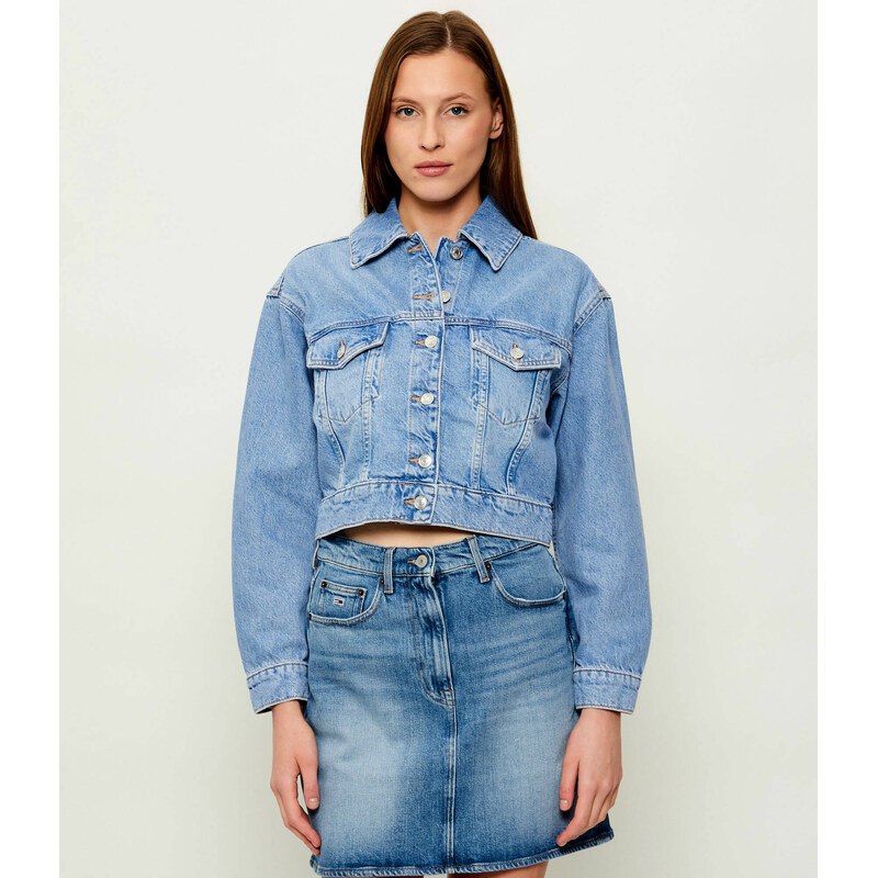 HUGO Džínová bunda Galatea | Cropped Fit