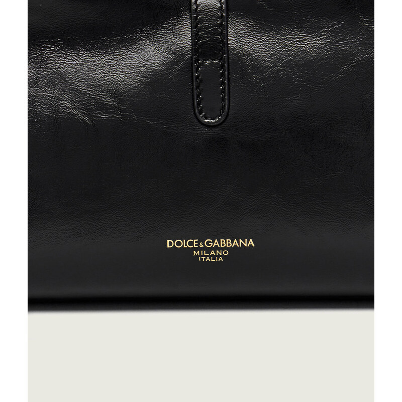 Dolce & Gabbana Kožená kabelka na rameno Lock