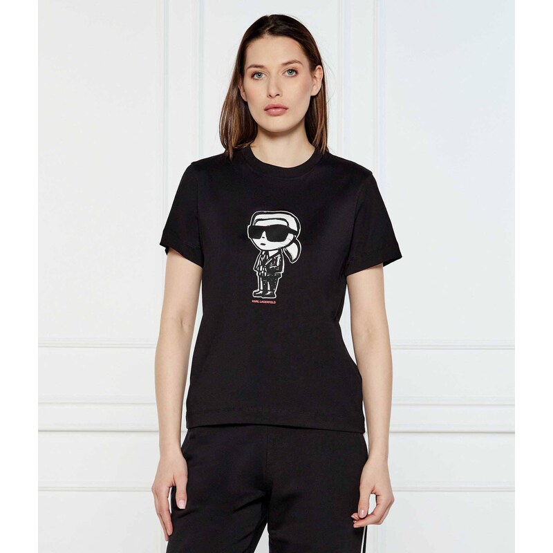 Karl Lagerfeld Tričko IKON SKETCH | Regular Fit