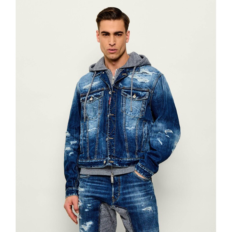 Dsquared2 Džínová bunda | Oversize fit
