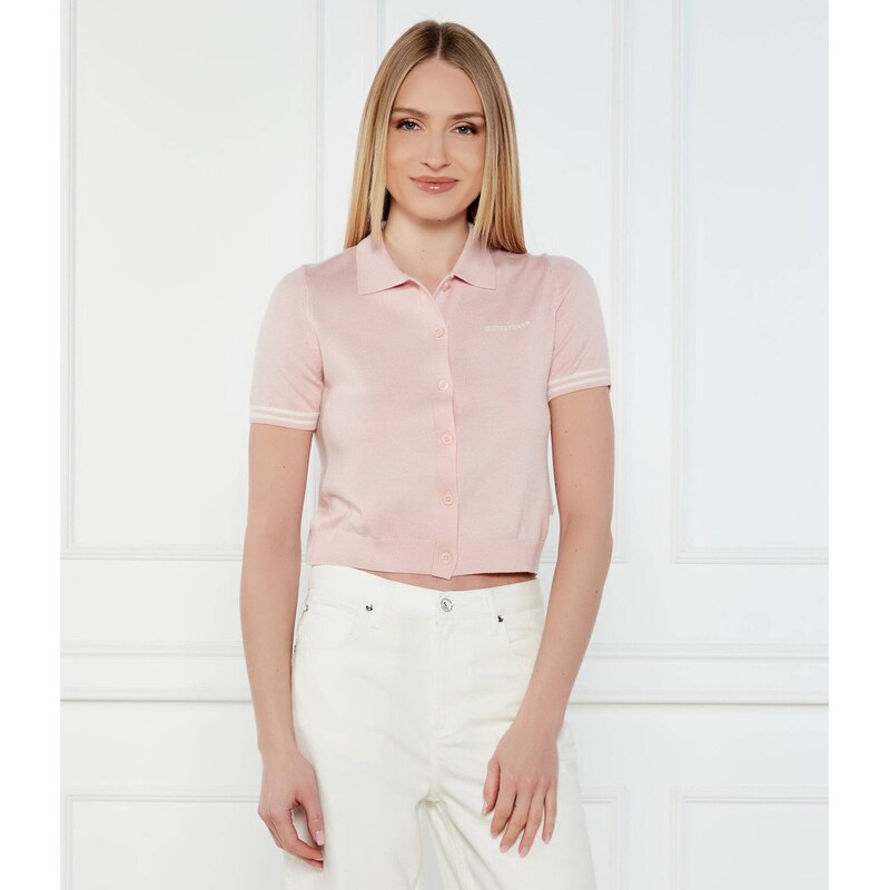 Guess Jeans Polokošile CARDI | Cropped Fit |s příměsí hedvábí 104903801