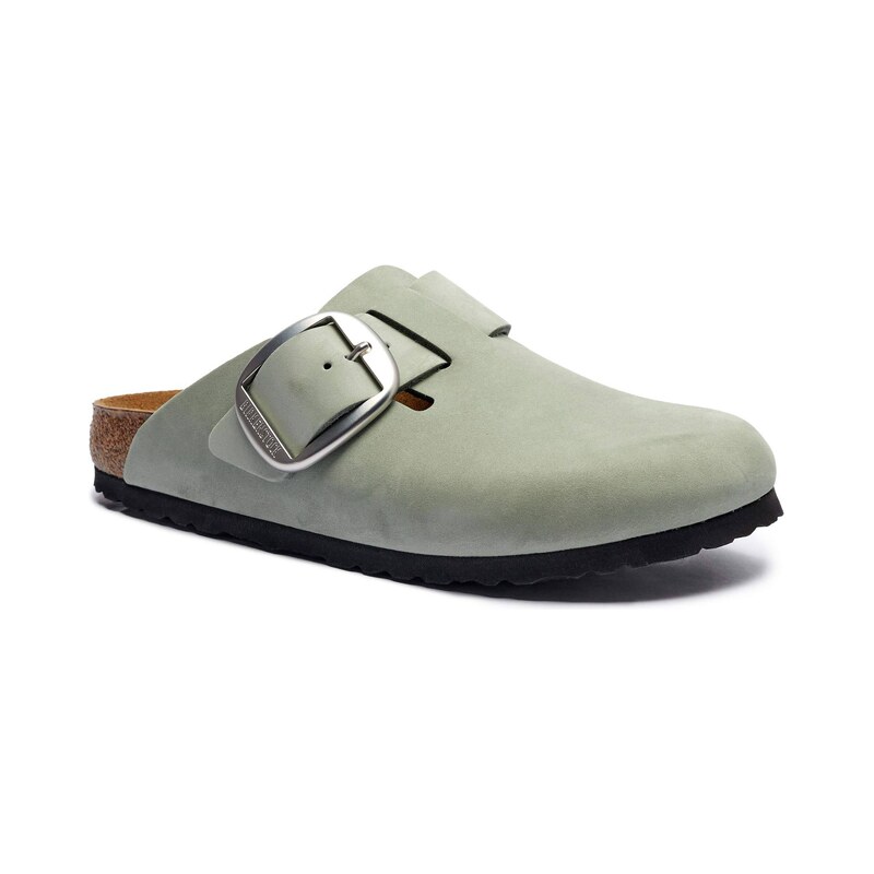 Birkenstock Kožené pantofle typu mules Boston Big Buckle |
