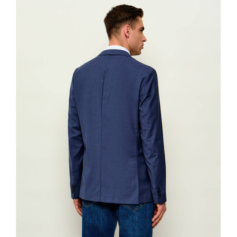 BOSS BLACK Vlněná sako P-Hanry-WG-262 | Slim Fit