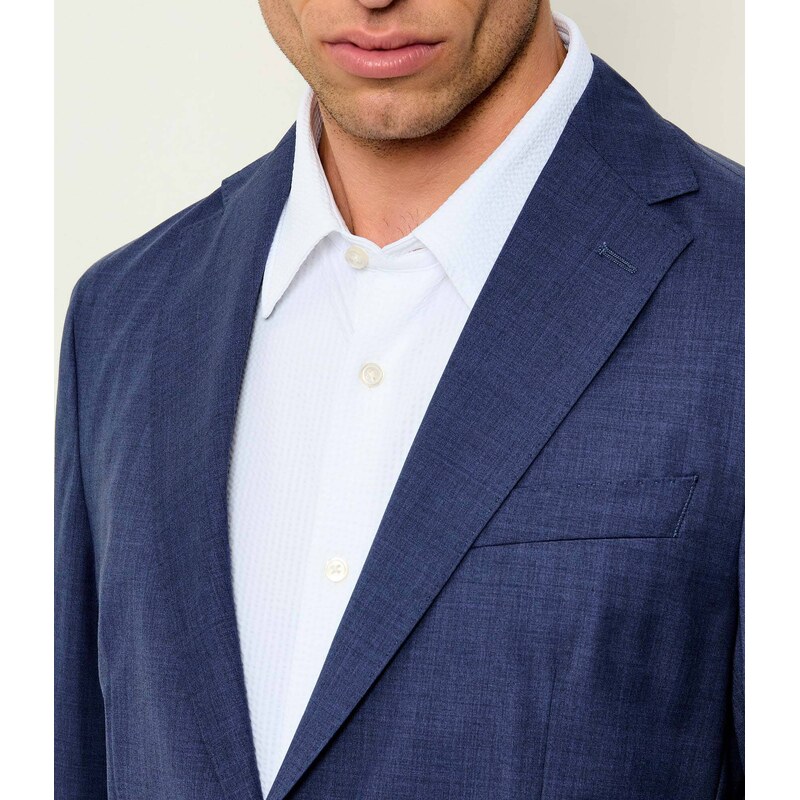 BOSS BLACK Vlněná sako P-Hanry-WG-262 | Slim Fit