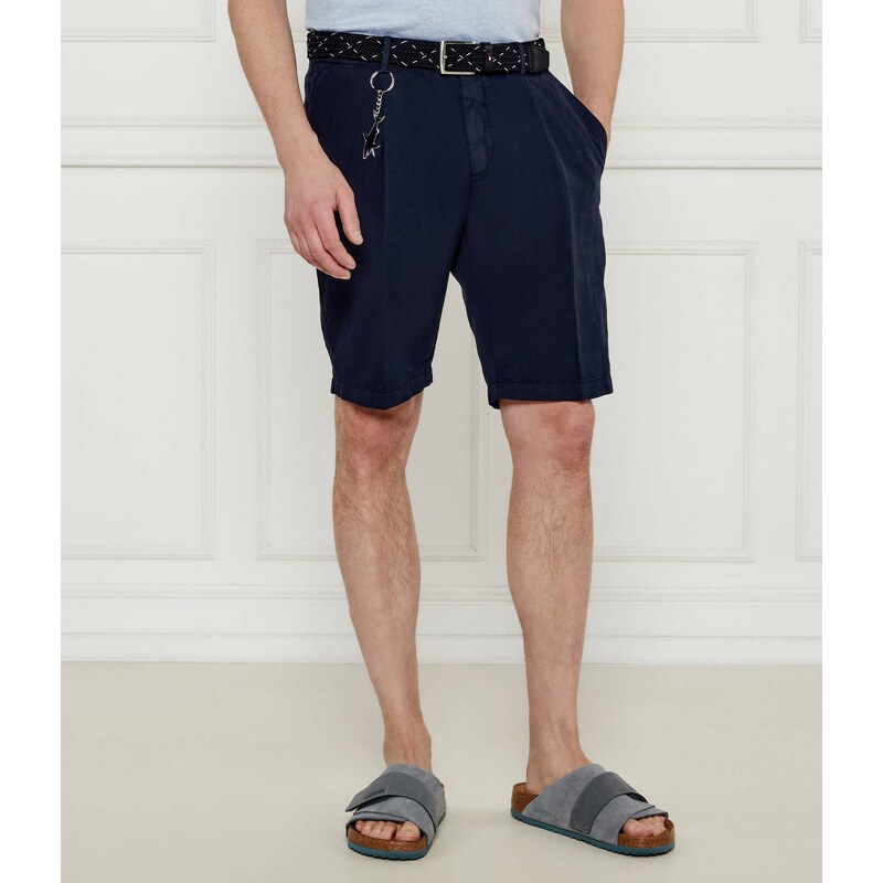 Paul&Shark Šortky chino | regular fit přidáním lnu