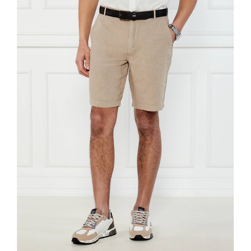 Aeronautica Militare Lněné šortky chino | regular fit 104823985