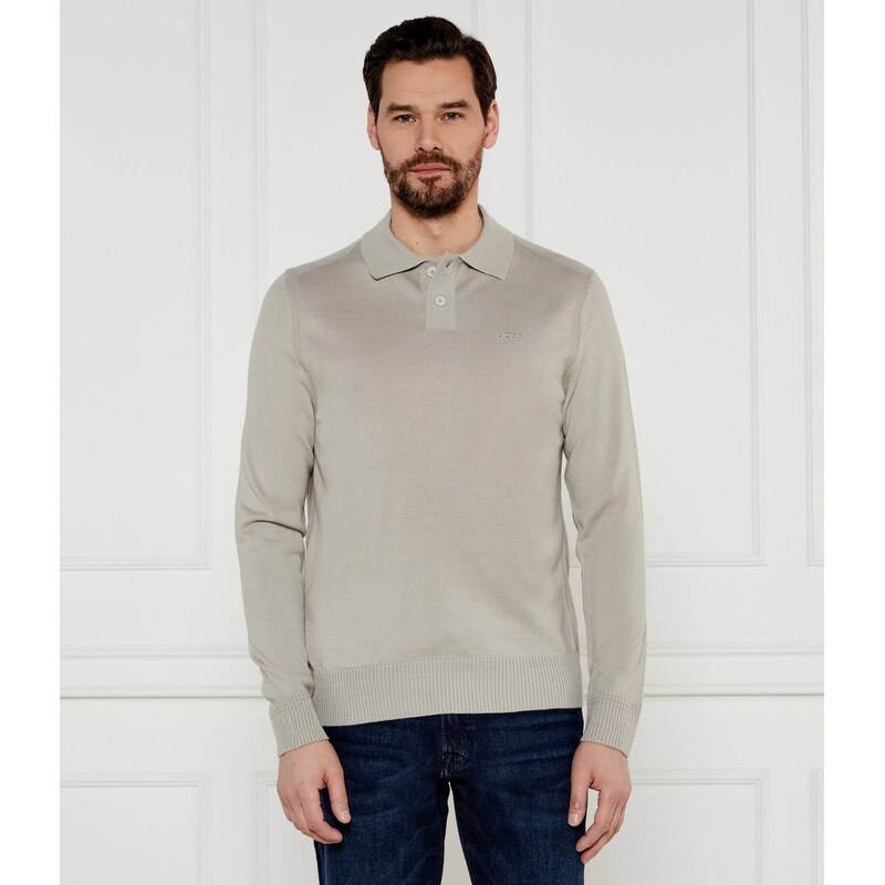BOSS ORANGE Vlněné polokošile Avac | Slim Fit