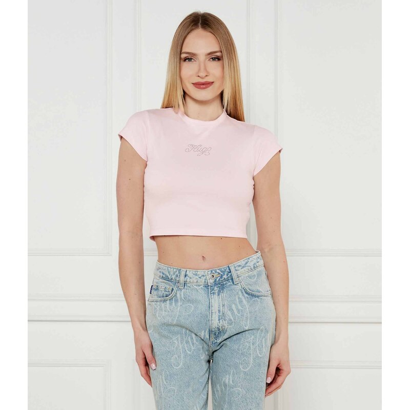 Hugo Blue Tričko Dome_B | Cropped Fit