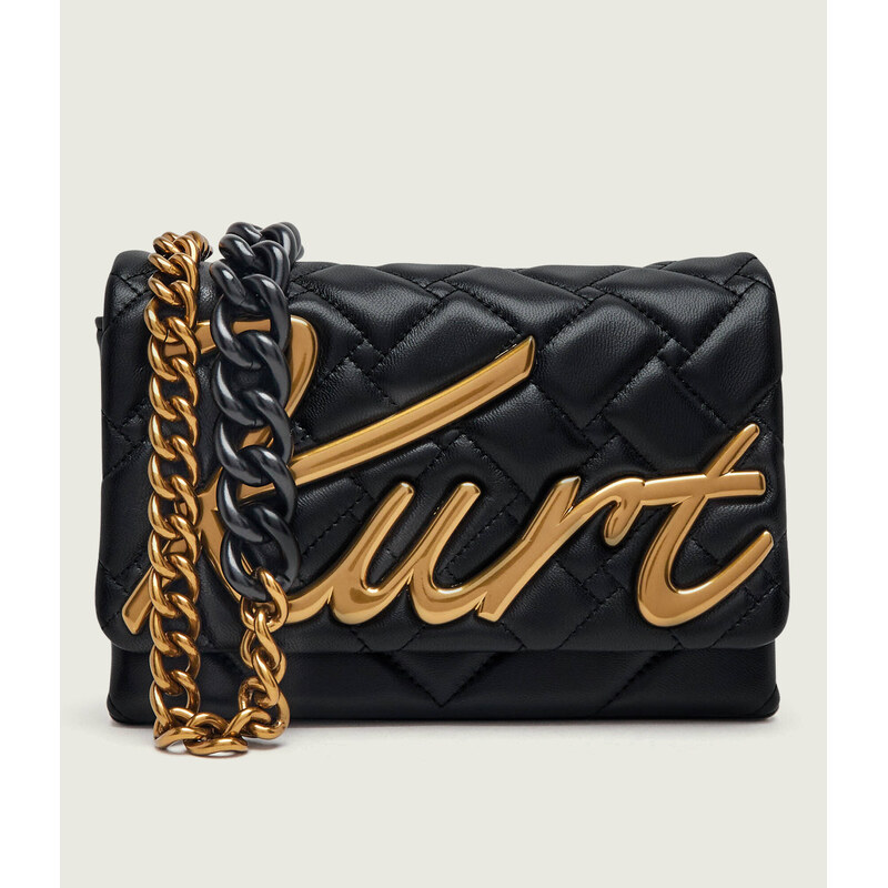 Kurt Geiger Kožená kabelka na rameno MINI KENSINGTON