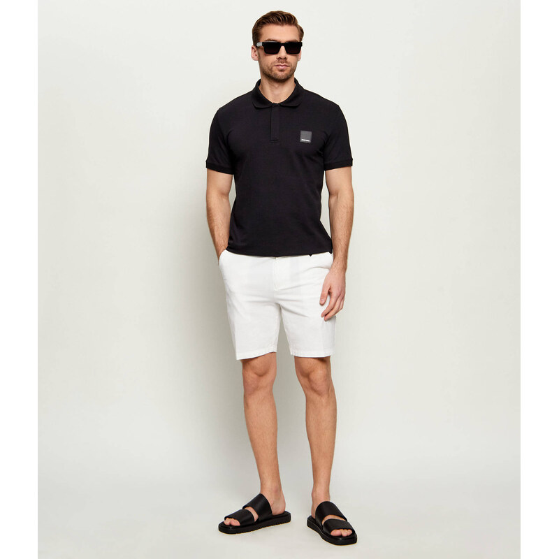 Calvin Klein Kožené pantofle SQ MOLDED DB