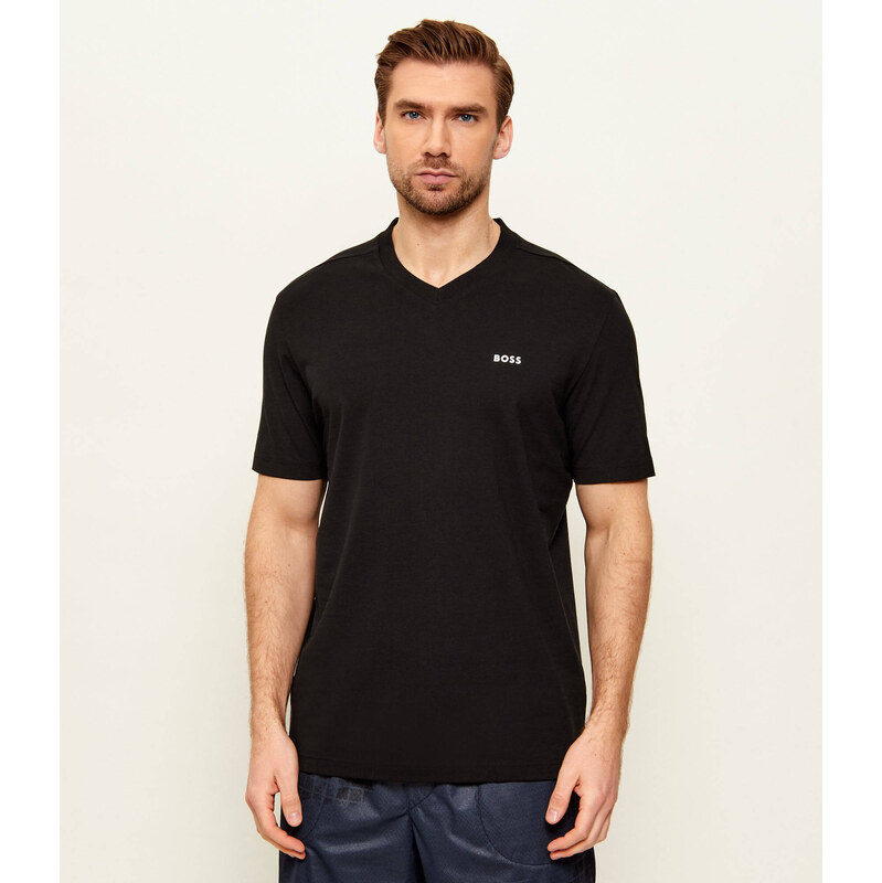 BOSS GREEN Tričko Tee V | Regular Fit | stretch