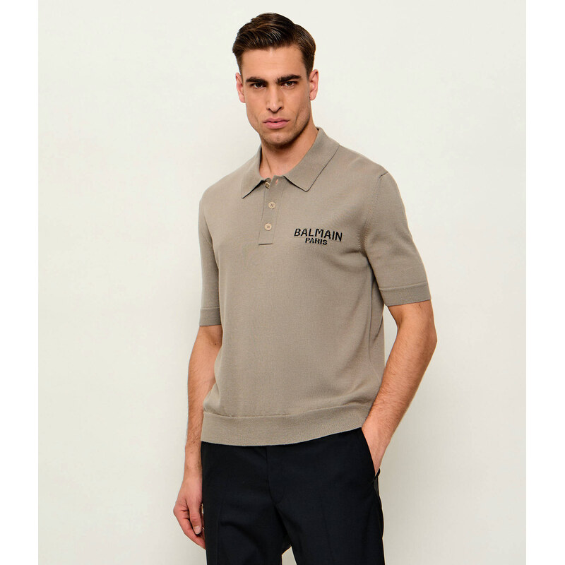 Balmain Vlněné polokošile | regular fit