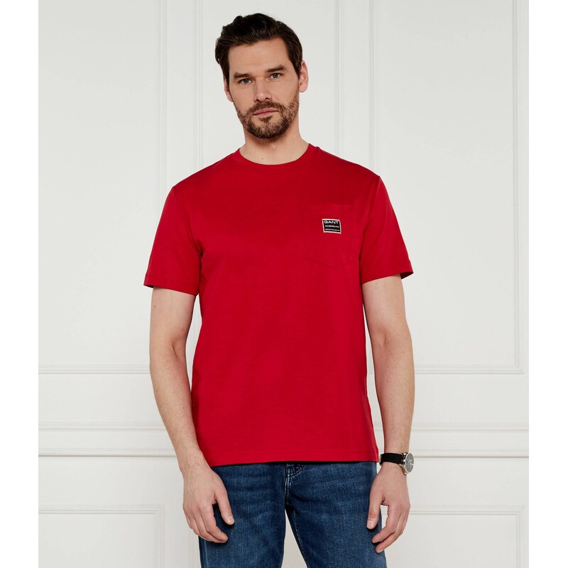Gant Tričko POCKET CONTRAST | Regular Fit