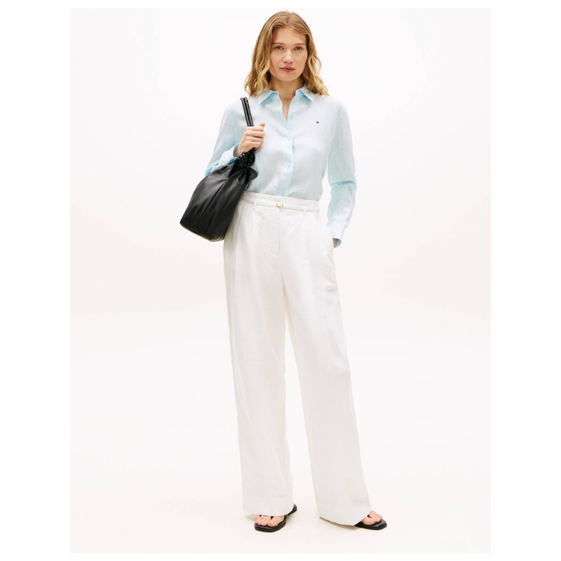 Tommy Hilfiger Lněná košile | Relaxed fit