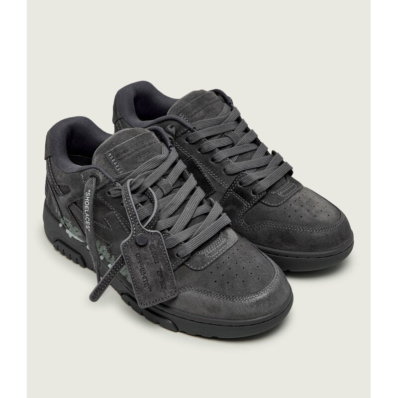 OFF-WHITE Tenisky M-OUT OF OFF FOR WALK | semiš