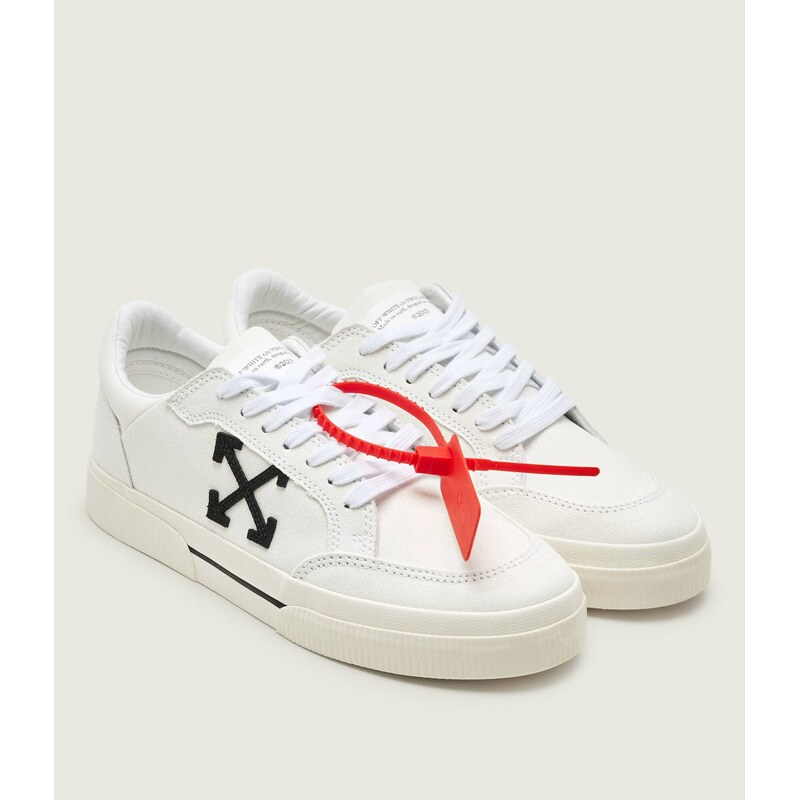 OFF-WHITE Tenisky M-VULC LOW s přídavkem kůže