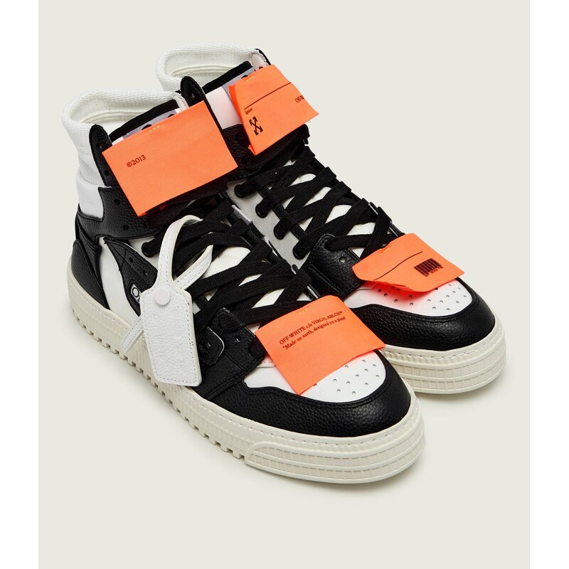 OFF-WHITE Kožené tenisky M-3.0 OFF COURT