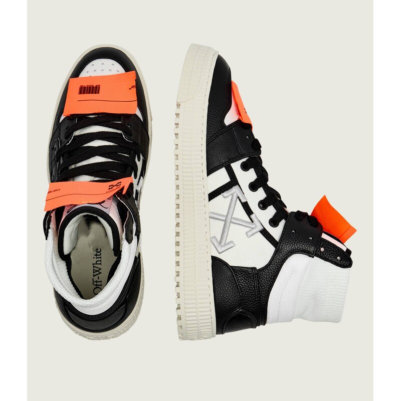 OFF-WHITE Kožené tenisky M-3.0 OFF COURT