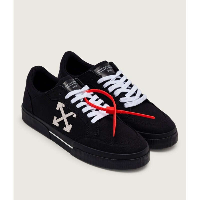 OFF-WHITE Tenisky M-VULC LOW s přídavkem kůže