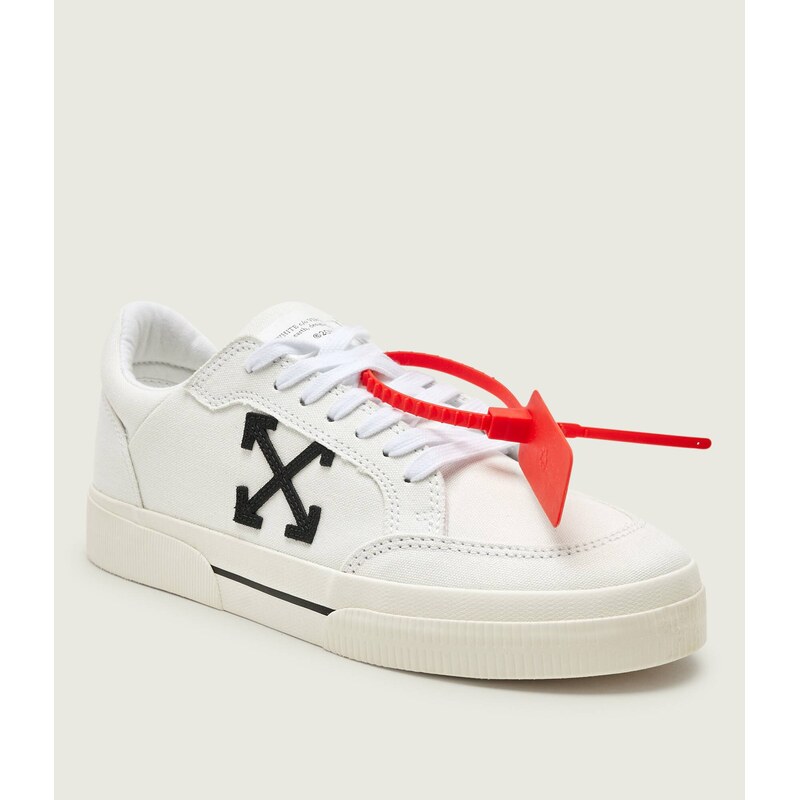 OFF-WHITE Tenisky M-VULC LOW s přídavkem kůže