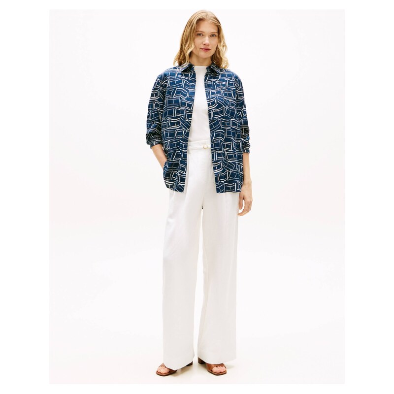 Tommy Hilfiger Lněná košile | Relaxed fit
