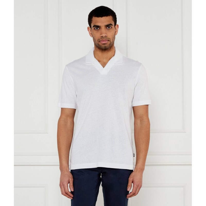 BOSS BLACK Polokošile H-Ponti 28 | Regular Fit přidáním lnu