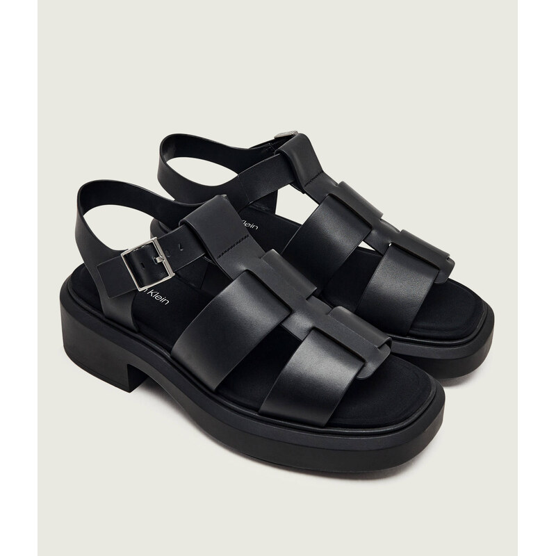 Calvin Klein Kožené sandály FISHERM