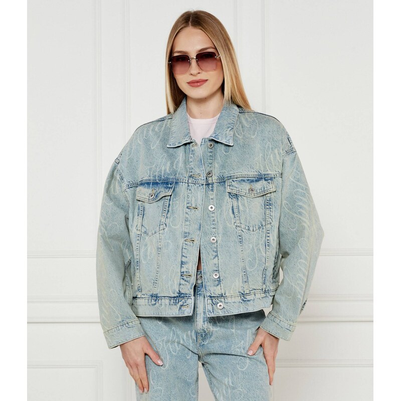 Hugo Blue Džínová bunda Lou_B | Oversize fit