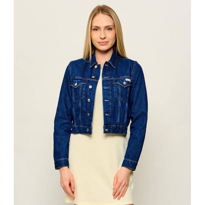 Calvin Klein Jeans Džínová bunda | Cropped Fit