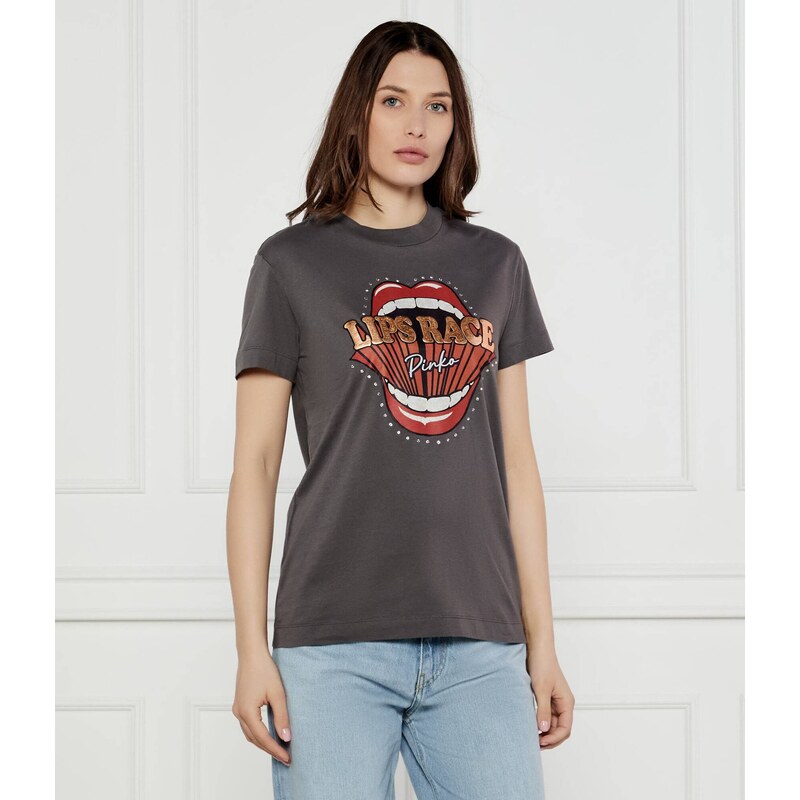 Pinko Tričko TRAPANI Lips Race | Regular Fit 104493501
