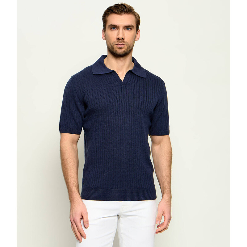 Stenströms Vlněné polokošile | Slim Fit přidáním lnu