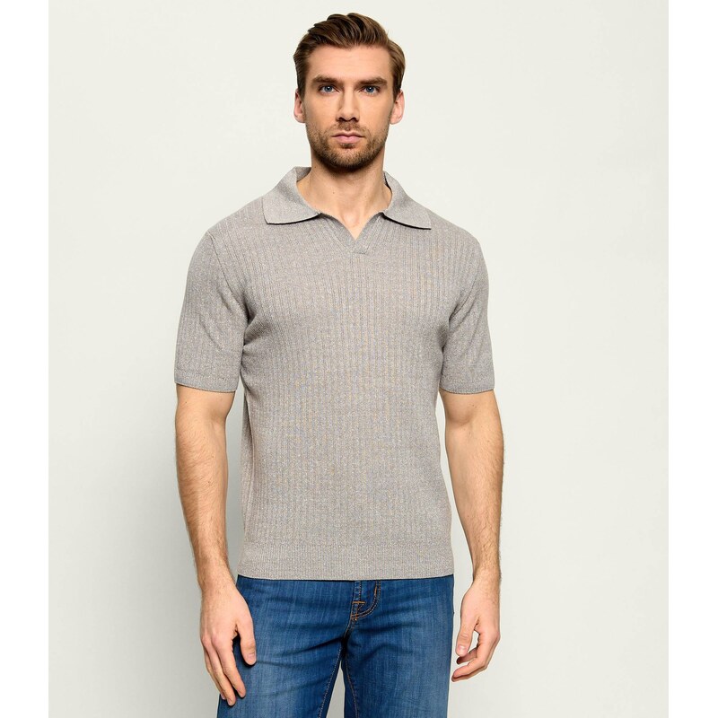 Stenströms Vlněné polokošile | Slim Fit přidáním lnu