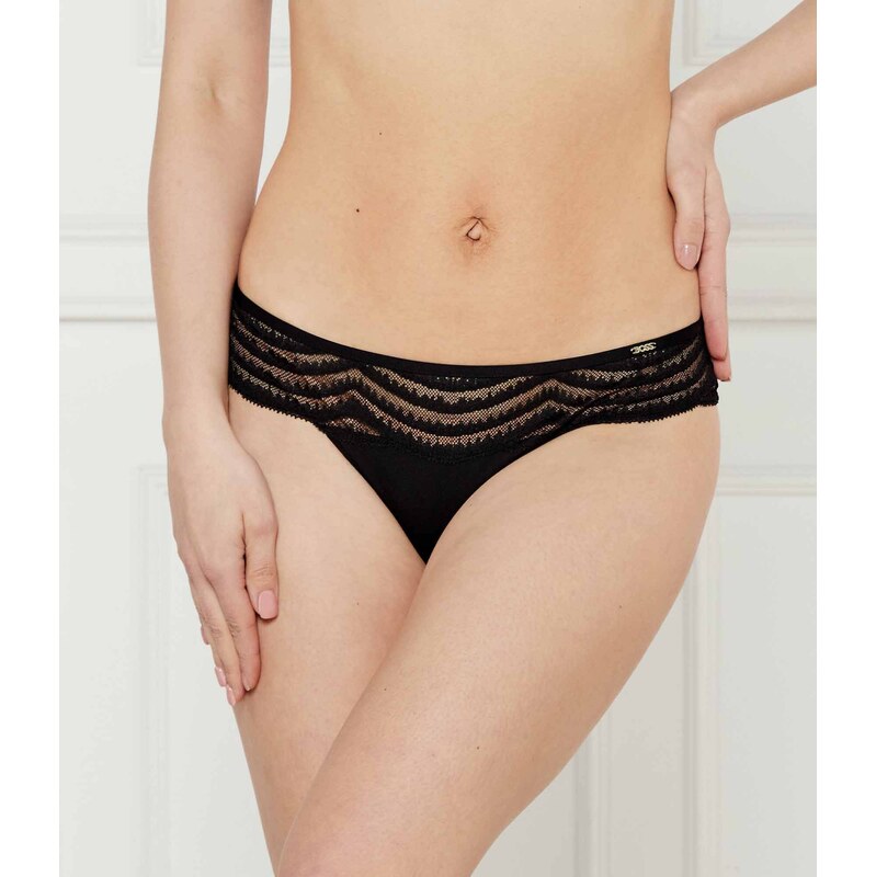 BOSS BLACK Krajkové tanga 104475428