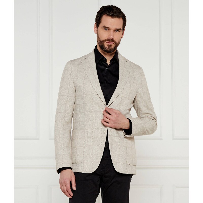 BOSS BLACK Sako C-Hanry-J-252 | Slim Fit přidáním lnu
