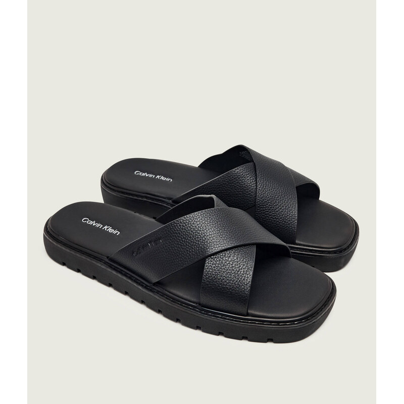Calvin Klein Kožené pantofle