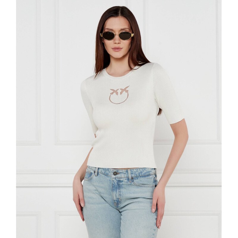 Pinko Hedvábná halenka Tritone | Cropped Fit 104394356