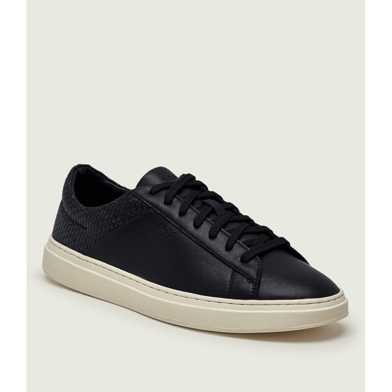 BOSS BLACK Kožené tenisky Kieran_Tenn_lwvpu