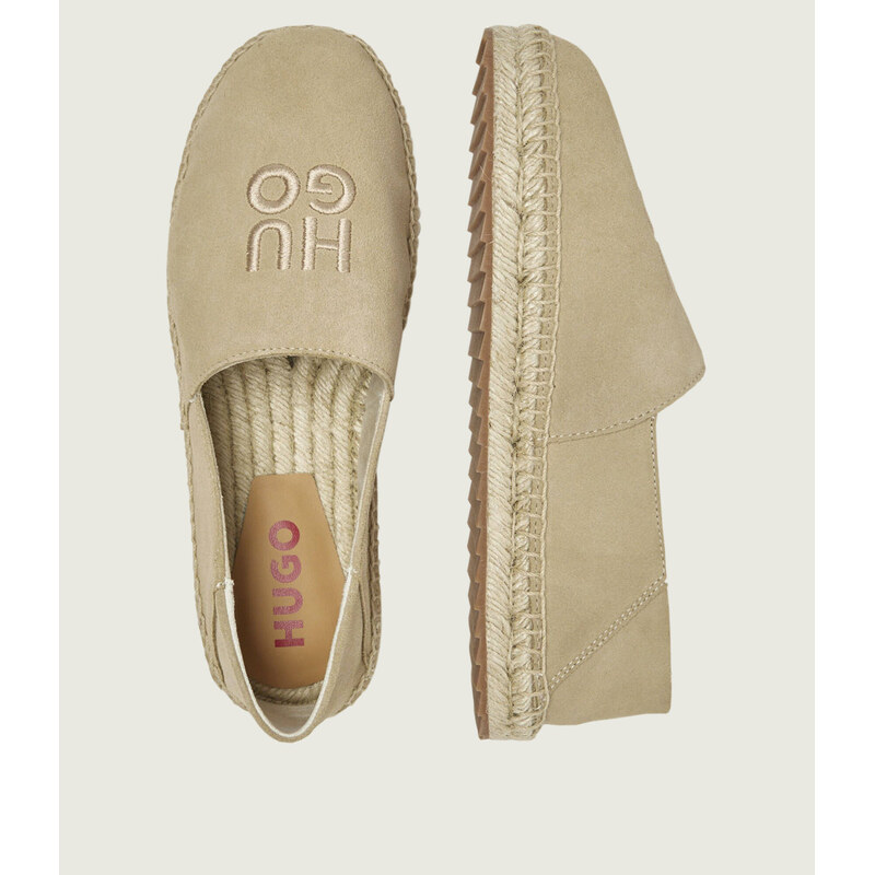 HUGO Espadrilky Sannes_slon_sd | semiš