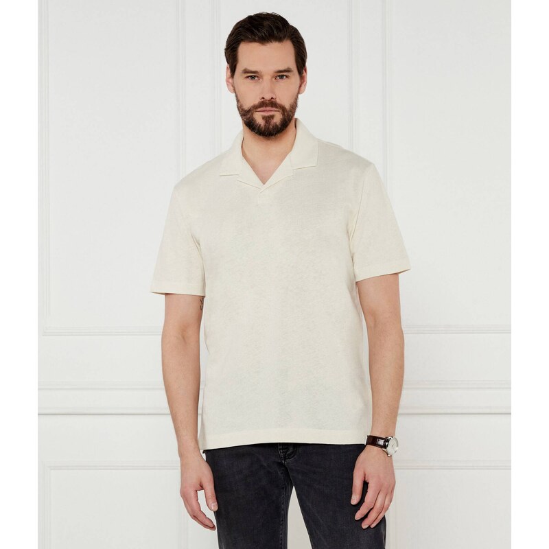 BOSS BLACK Polokošile H-Ponti 28 | Regular Fit přidáním lnu