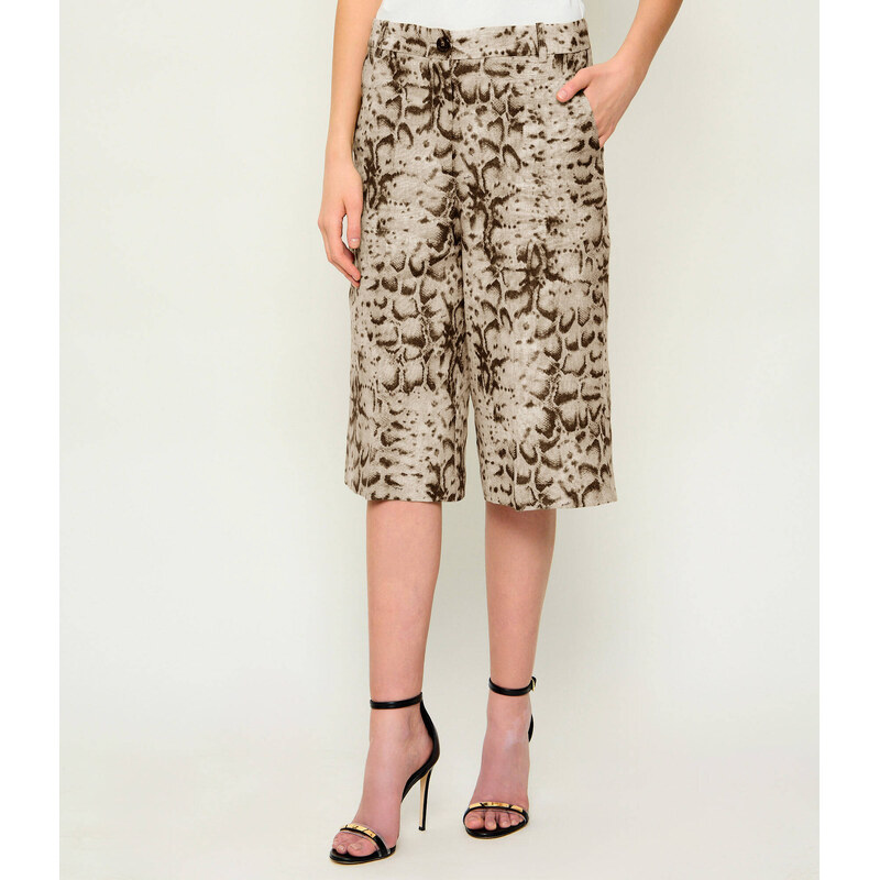 Pinko Lněné šortky CATTOLICA | Relaxed fit 114558583