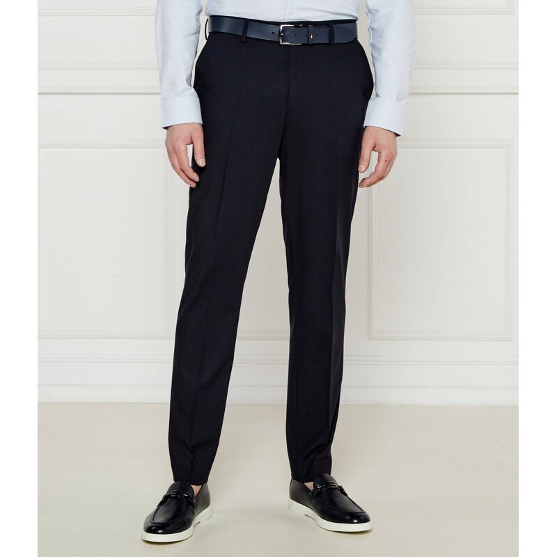 BOSS BLACK Kalhoty H-Genius-DTL-WG-252 | Slim Fit | s příměsí
