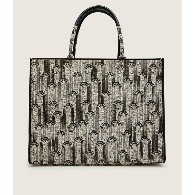 Furla Kabelka shopper FURLA OPPORTUNITY s přídavkem kůže