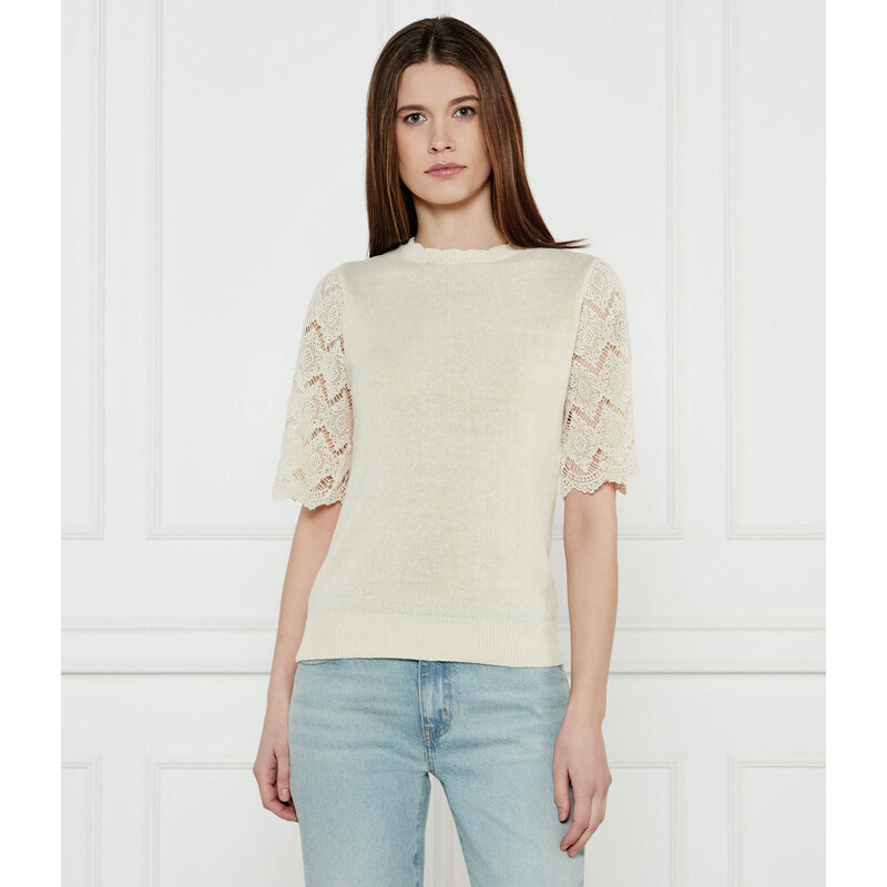 TWINSET Lněný svetr | Regular Fit