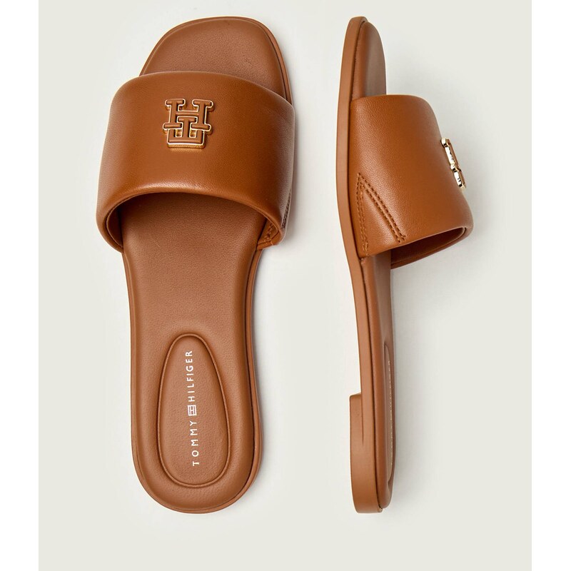 Tommy Hilfiger Kožené pantofle HARDWARE