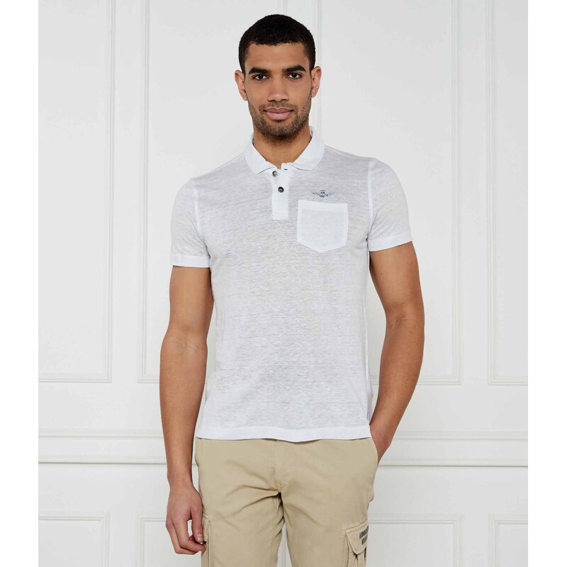 Aeronautica Militare Lněné polokošile | Regular Fit 104155562
