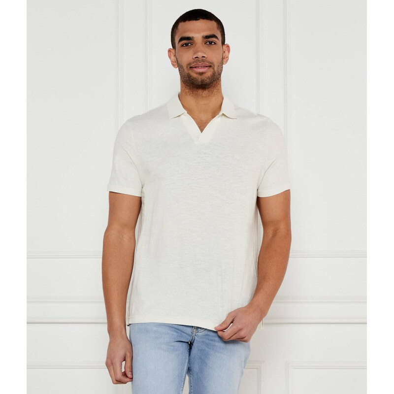 Calvin Klein Polokošile | Regular Fit přidáním lnu