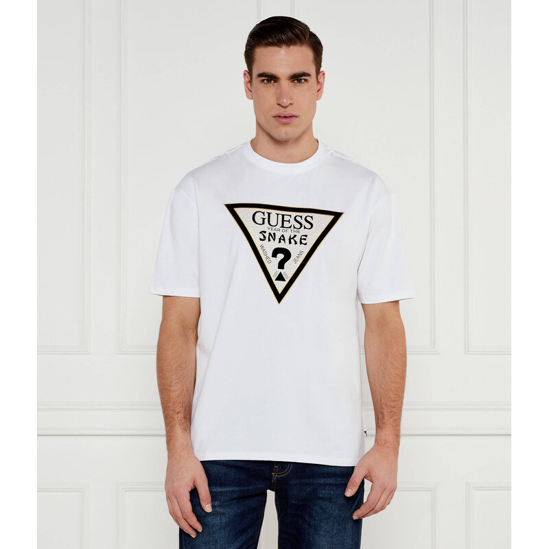 GUESS Tričko SNAKE | Oversize fit