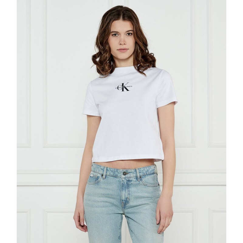 Calvin Klein Jeans Tričko BABY | Cropped Fit