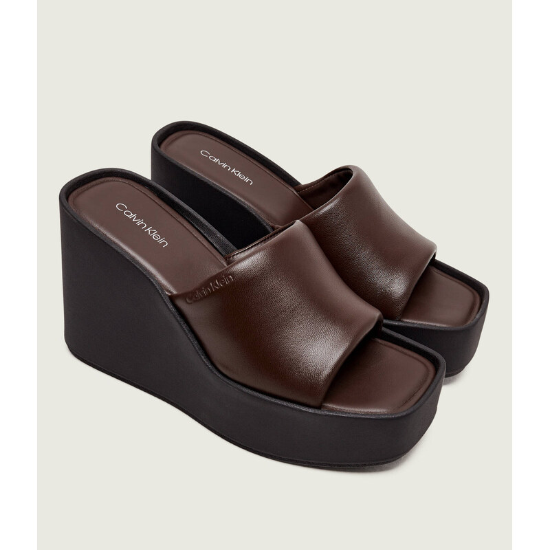 Calvin Klein Kožené pantofle