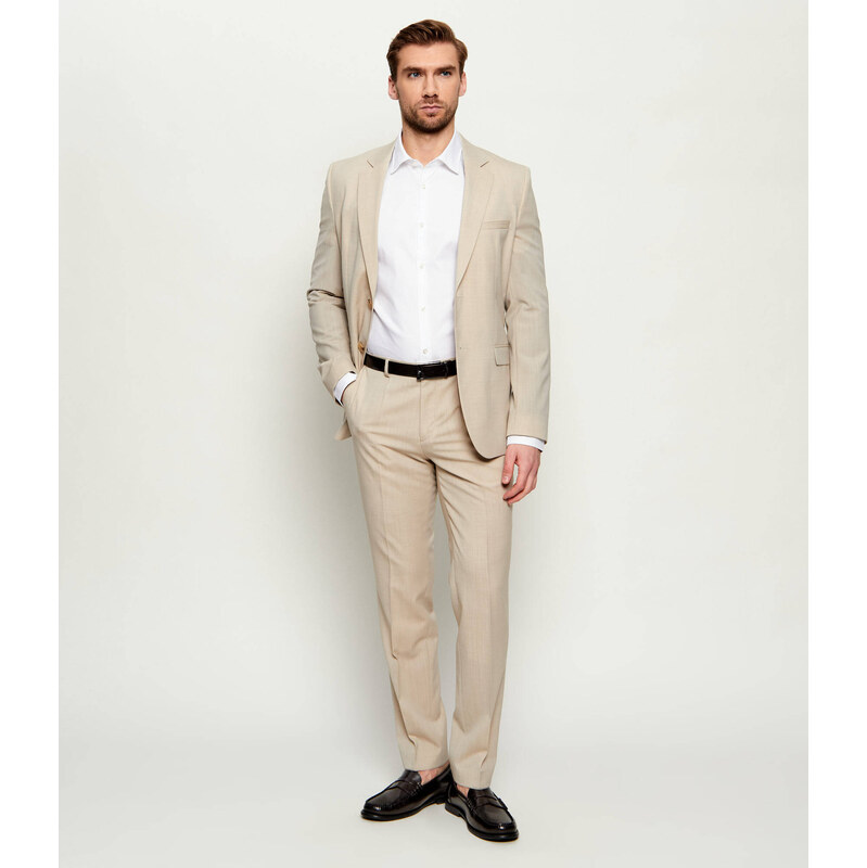 HUGO Vlněný oblek Arti-Hesten253X | Extra slim fit